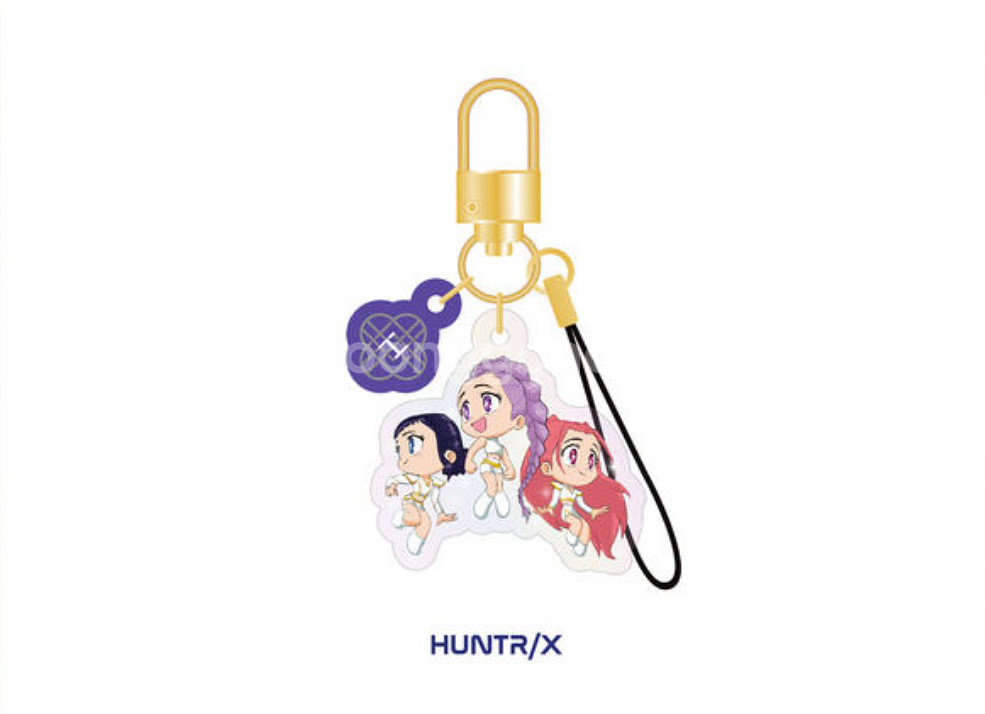 공식 케이팝 데몬 헌터스 케데헌 헌트릭스 키링 아크릴 참 루미 조이 미라--0