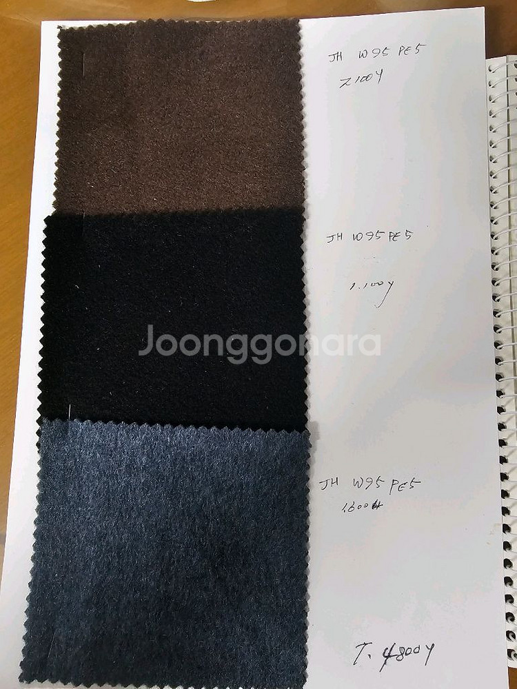 울95% 폴리 5% 모직 코트용 원단--0