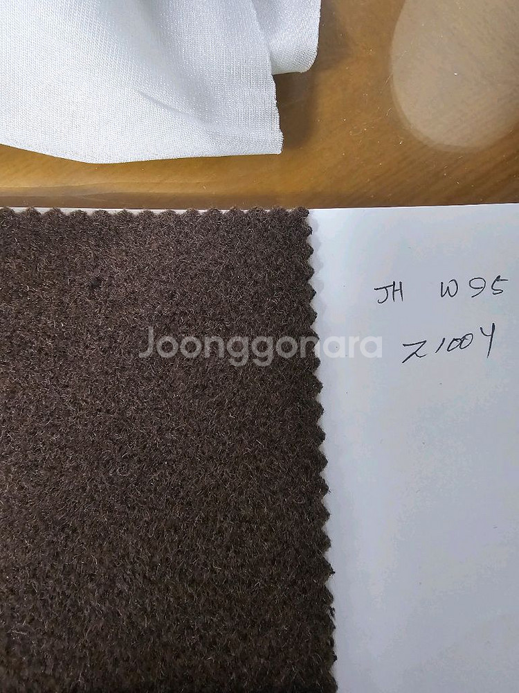 울95% 폴리 5% 모직 코트용 원단--1