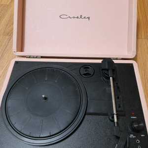 크로슬리 레트로 빈티지 휴대용 턴테이블