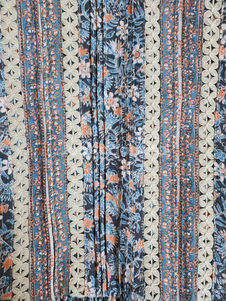 써스데이아일랜드 플로럴 패턴 롱 원피스 S--9