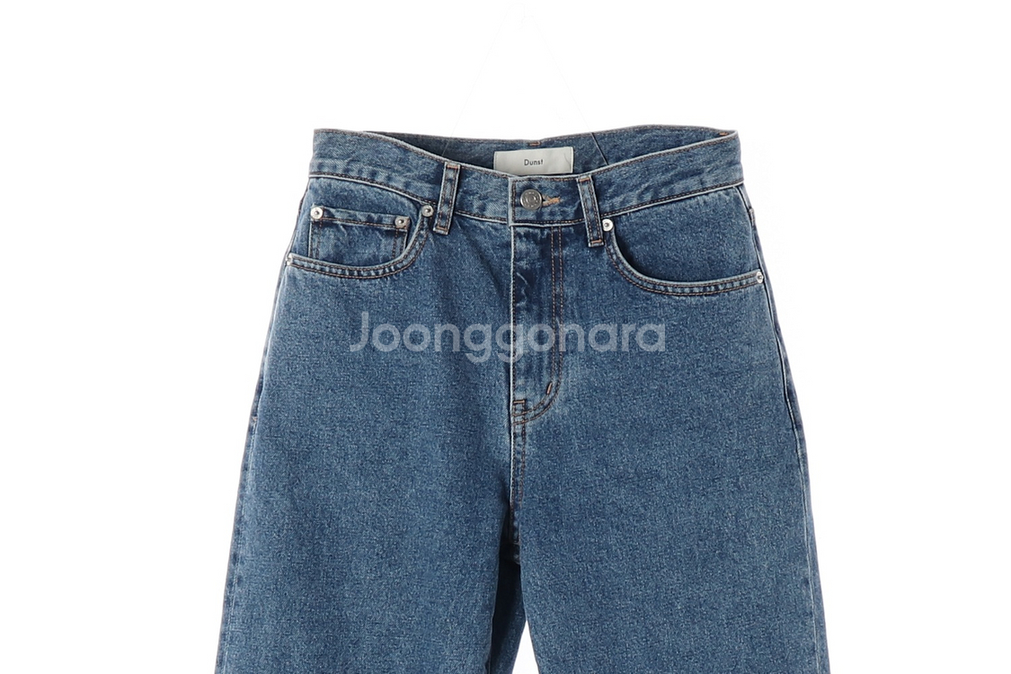 [S]던스트 중청 클래식블루 와이드 데님 진 청바지--1