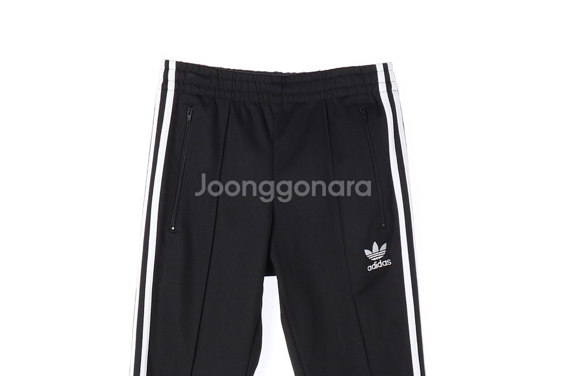 [XS]아디다스 블랙 슈퍼스타 유로파 트랙팬츠 트레이닝 바지--1
