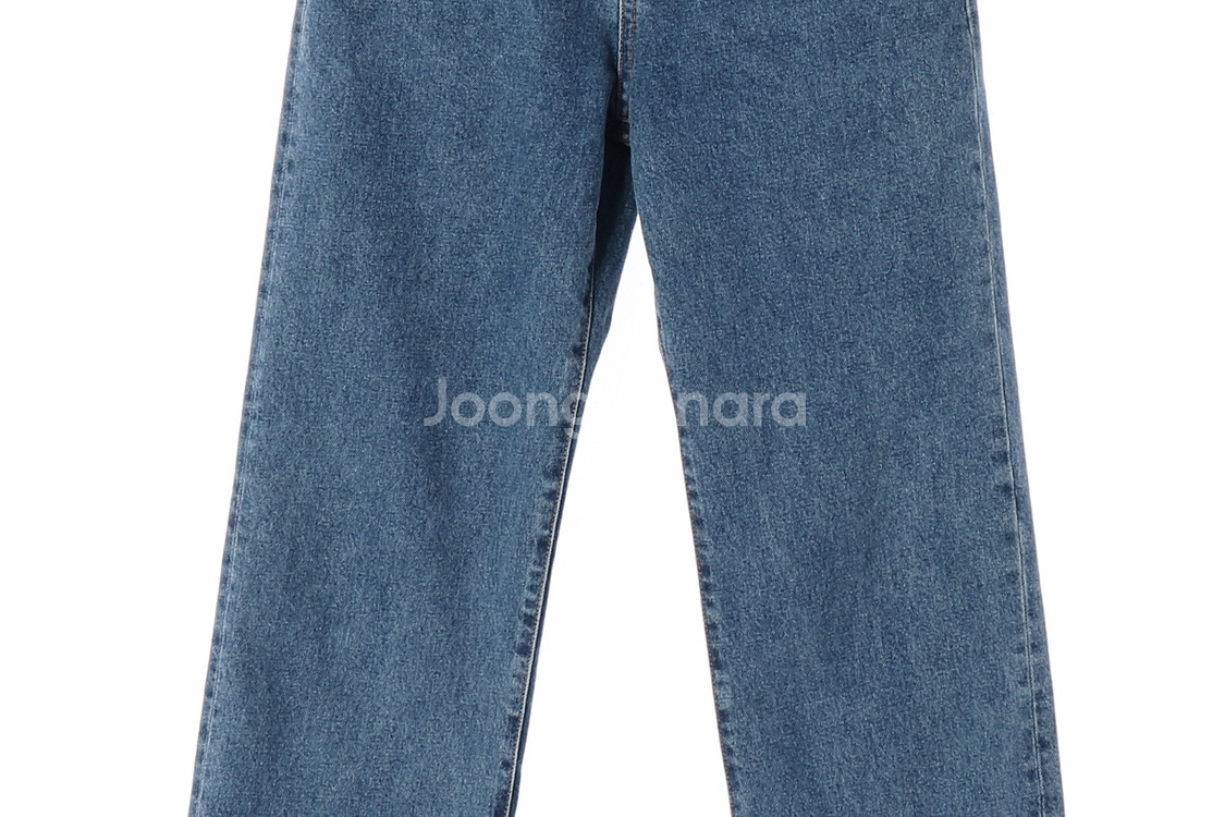 [S]던스트 중청 클래식블루 와이드 데님 진 청바지--2