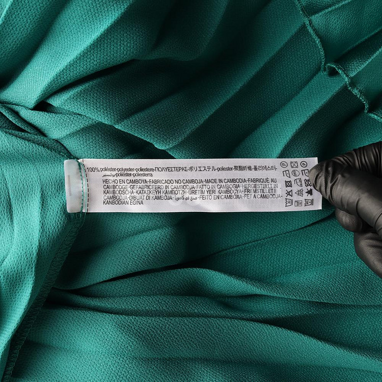 (새상품)[S]자라 그린 밴딩 롱 플리츠스커트 치마--6