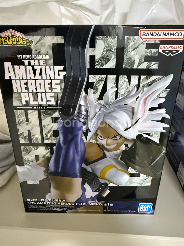 (미개봉) 반프레스토 나의 히어로 아카데미아 더 어메이징 히어로즈 플러스 미르코 피규어--0