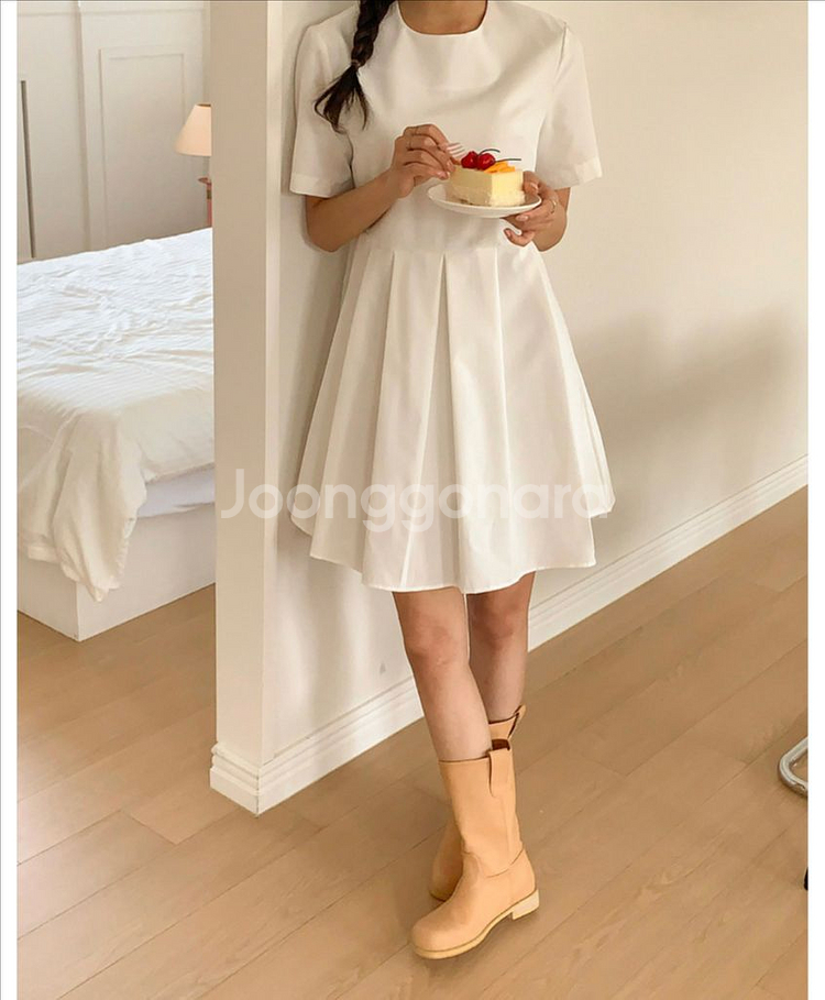 블랙 플레어 원피스--1