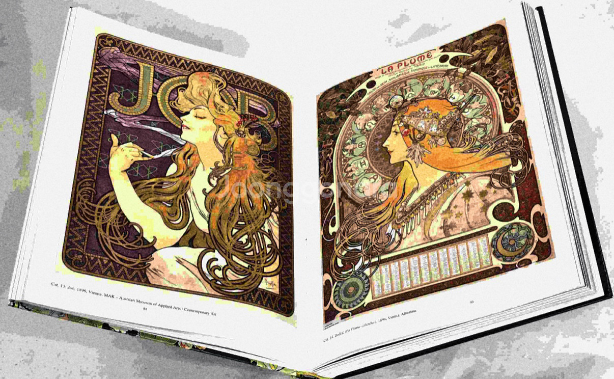 미개봉 / 알폰스무하 아르누보 아트북--9