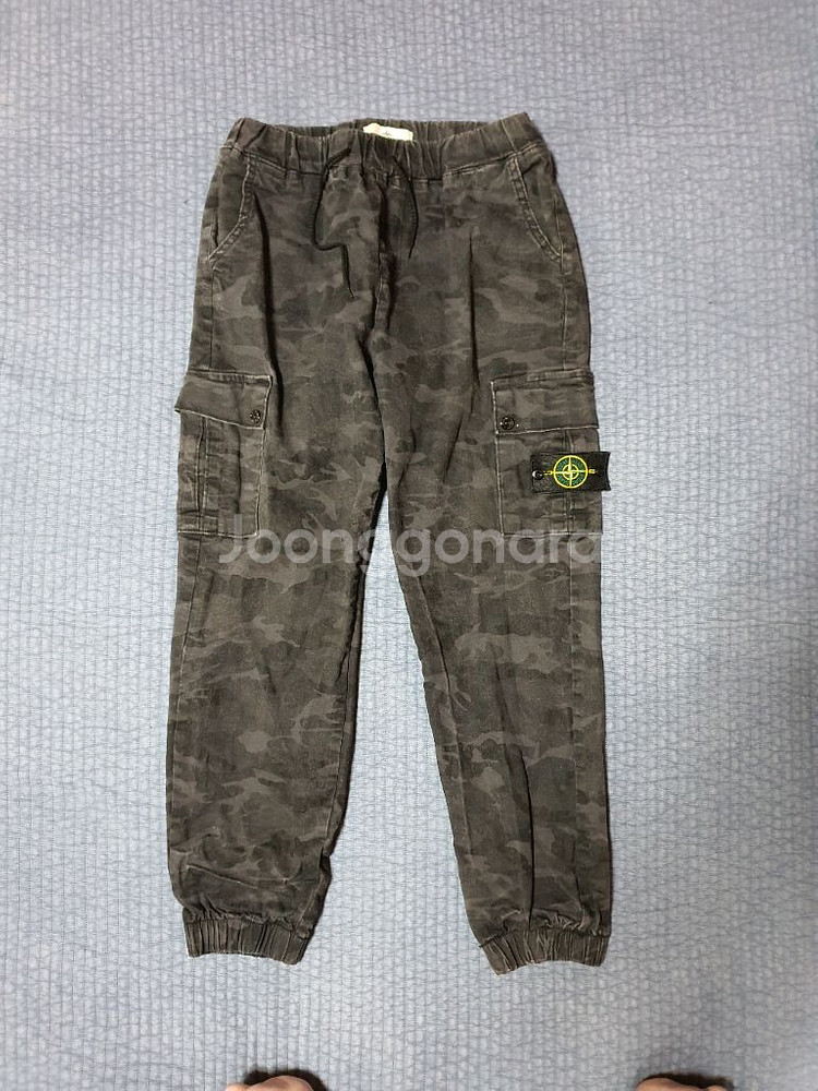 스톤아일랜드 와펜카모 밀리터리 카고조거팬츠 m사이즈 팔아요--0