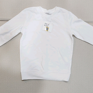 새상품 120 흰색 맨투맨 티셔츠