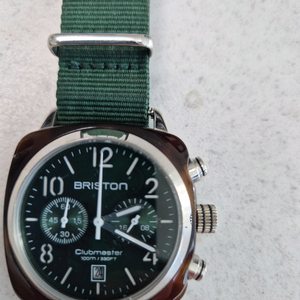브리스톤 클럽마스터 녹색 시계(크로노), 세이코알바