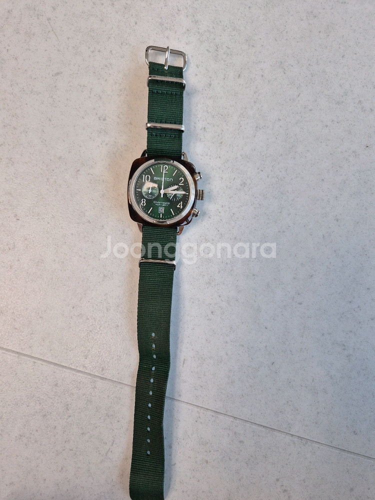 브리스톤 클럽마스터 녹색 시계(크로노), 세이코알바--1