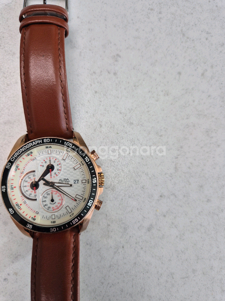 브리스톤 클럽마스터 녹색 시계(크로노), 세이코알바--5