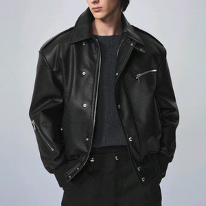 시스템옴므 레더 자켓