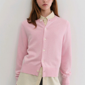 dunst핑크가디건