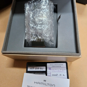 해밀턴 카키필드 메카니컬 38mm 검판 새제품 판매 (H69439931)