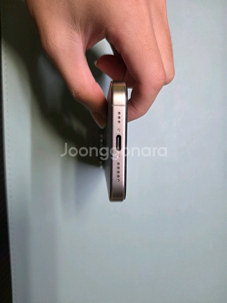아이폰 15 프로 내추럴 티타늄 256GB--4