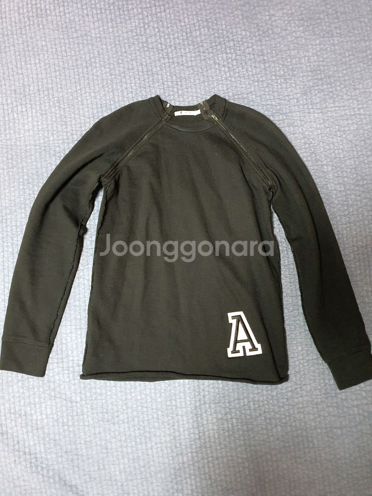 알렉산더 왕 지퍼 디자인 라운드티 팔아요 90-95사이즈 팔아요--0