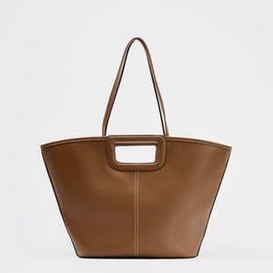 자라 맥시 톱스티칭 쇼퍼백