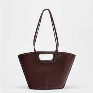 자라 톱스티칭 토트백