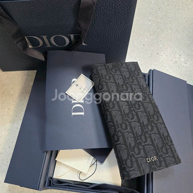 디올 오블리크 장지갑 풀구성 새상품급--9