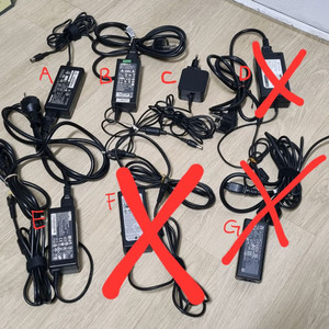 노트북어댑터(15V,19V)-4종