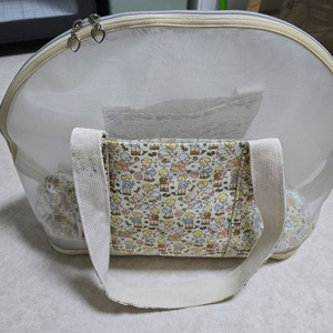 바비아나 아지백마린 비치백 베이지 M사이즈 겨울패드포함