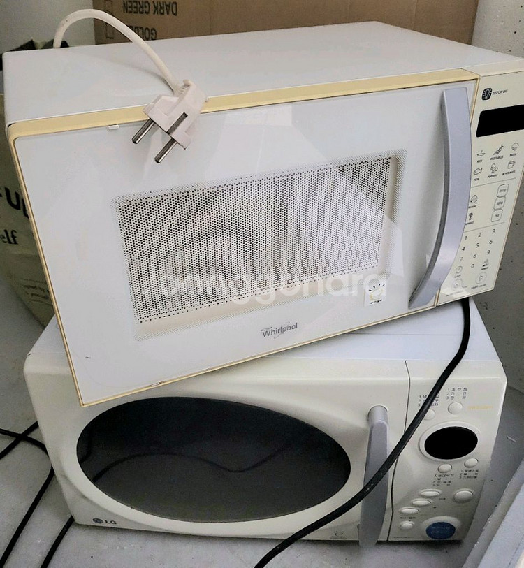 전자레인지 2개 부품용 팝니다--0