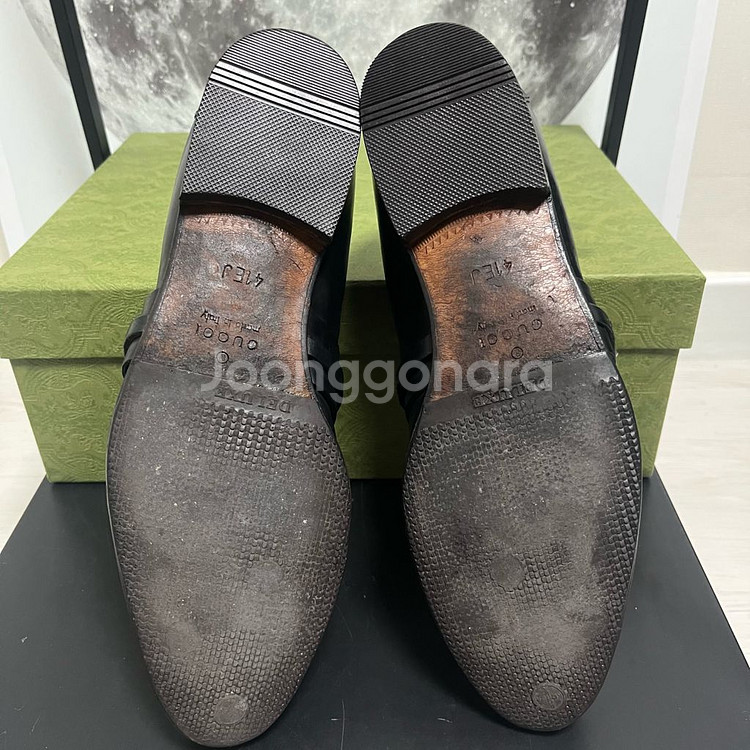 정품 41) 구찌 knot 은장 로퍼 구두 265~270--4