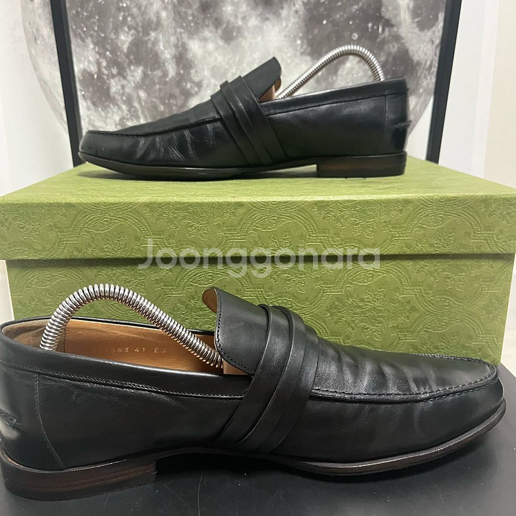 정품 41) 구찌 knot 은장 로퍼 구두 265~270--1