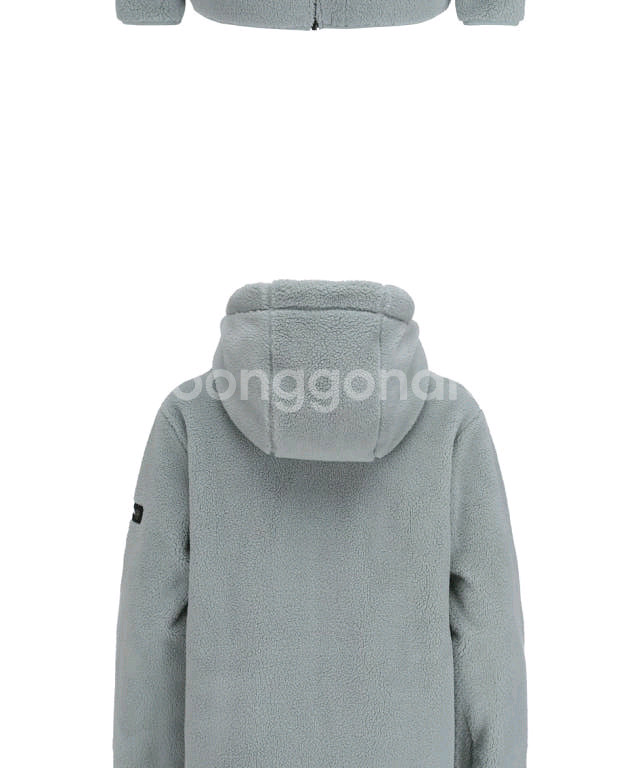 탑텐 공용110 뽀글이 후리스 집업 후드 아우터 민트--2
