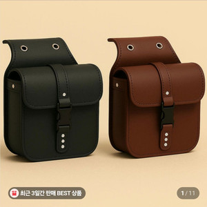 오토바이 사이드백 블랙 2개 새상품