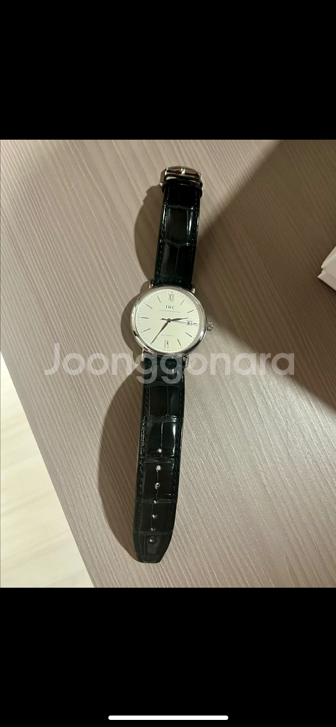 IWC 포르투피노 블랙 오토매틱 풀박스--2