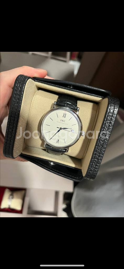 IWC 포르투피노 블랙 오토매틱 풀박스--0