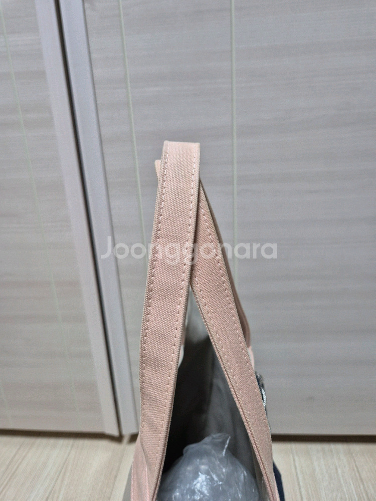 아떼바네사브루노 포켓배색 그랜드 카바스백 캔버스가방--4