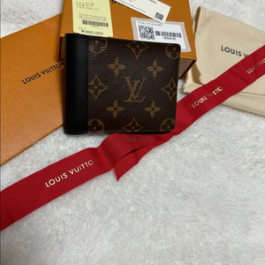 루이비통 멀티플 월렛 모노그램 마카사르 반지갑