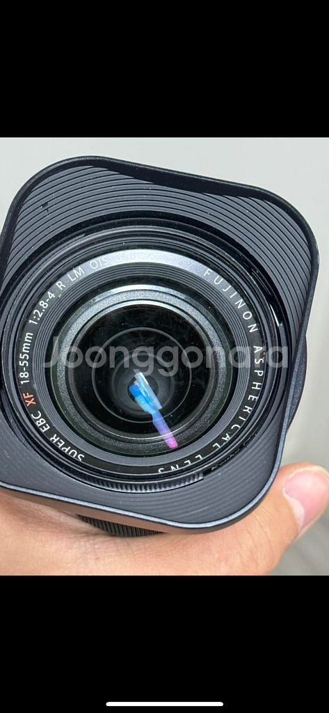 후지 민트급 XF 18-55mm F2.8 렌즈 하오게후드포함--3