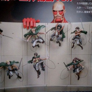 월간 진격의 거인 피규어 벽(피규어 제외)만 따로 구매합니다