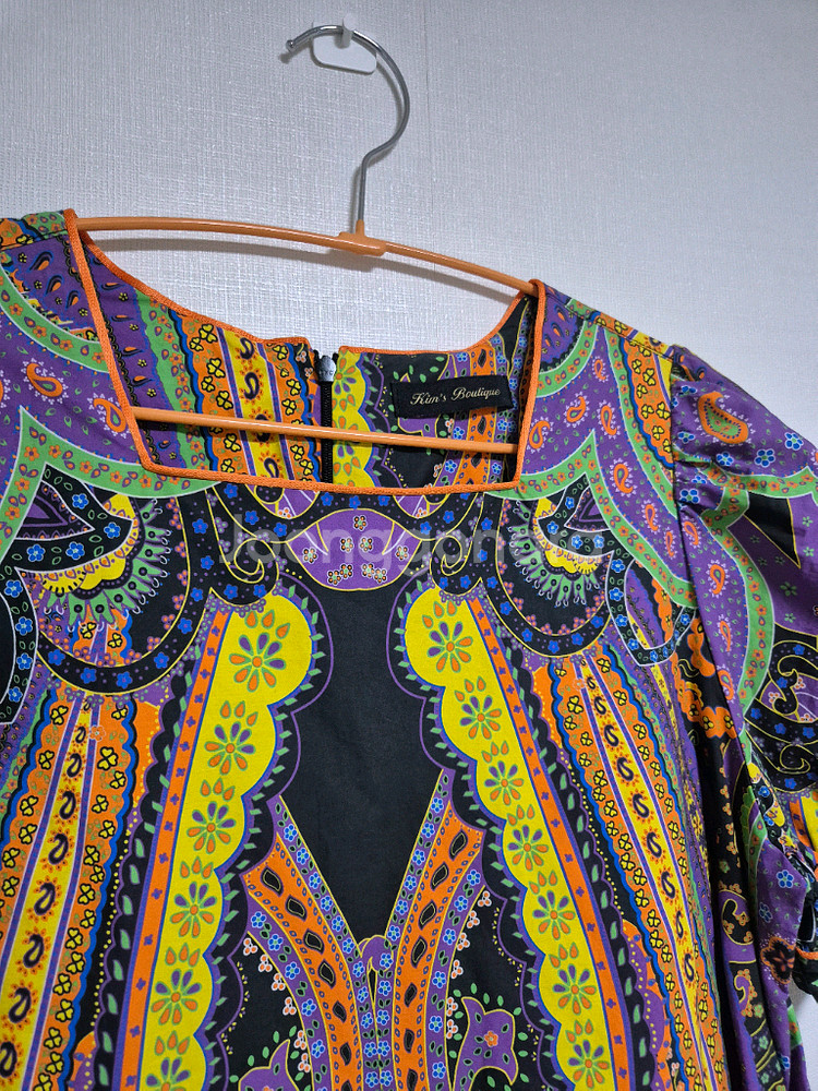 킴스부띠끄 페이즐리 미니 원피스--2