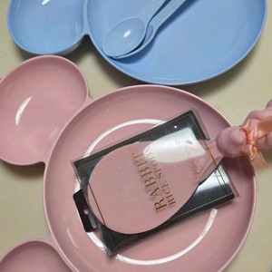 프랑프랑 미키마우스 식판 핑크/블루