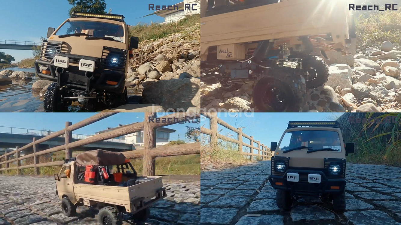 RC카 트럭 WPL D12 라보 트럭 미니트럭 알씨카 드론--5