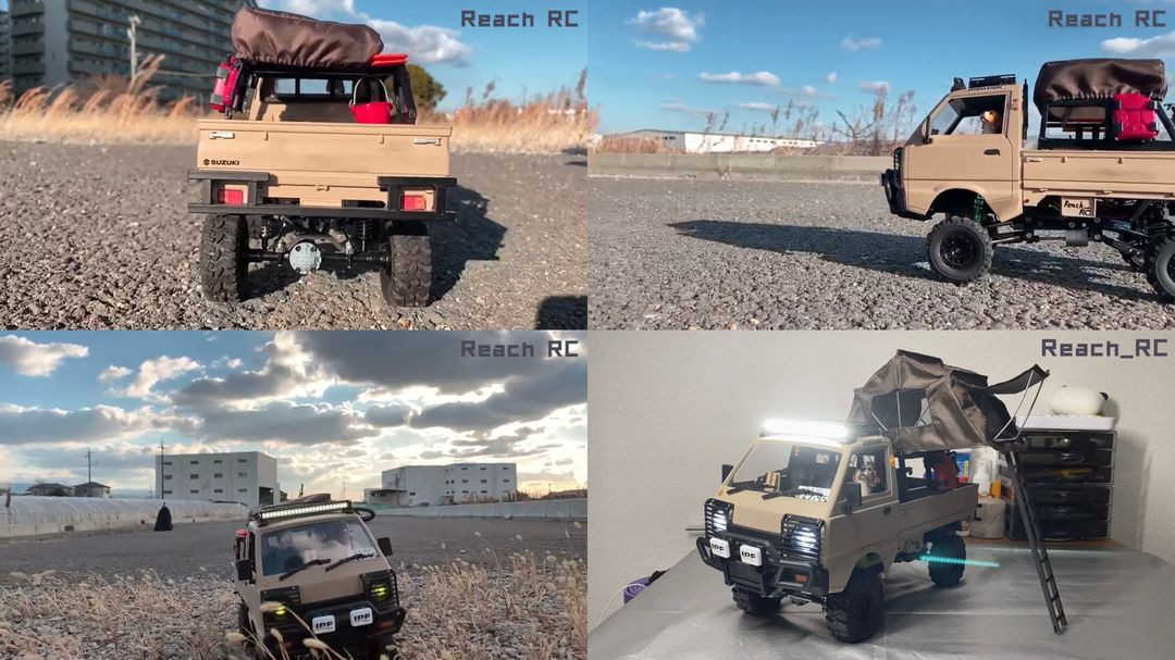 RC카 트럭 WPL D12 라보 트럭 미니트럭 알씨카 드론--4