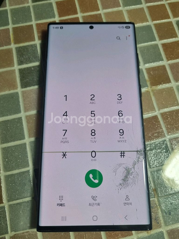 갤럭시 S22 울트라 256GB 메인보드 고장폰--2