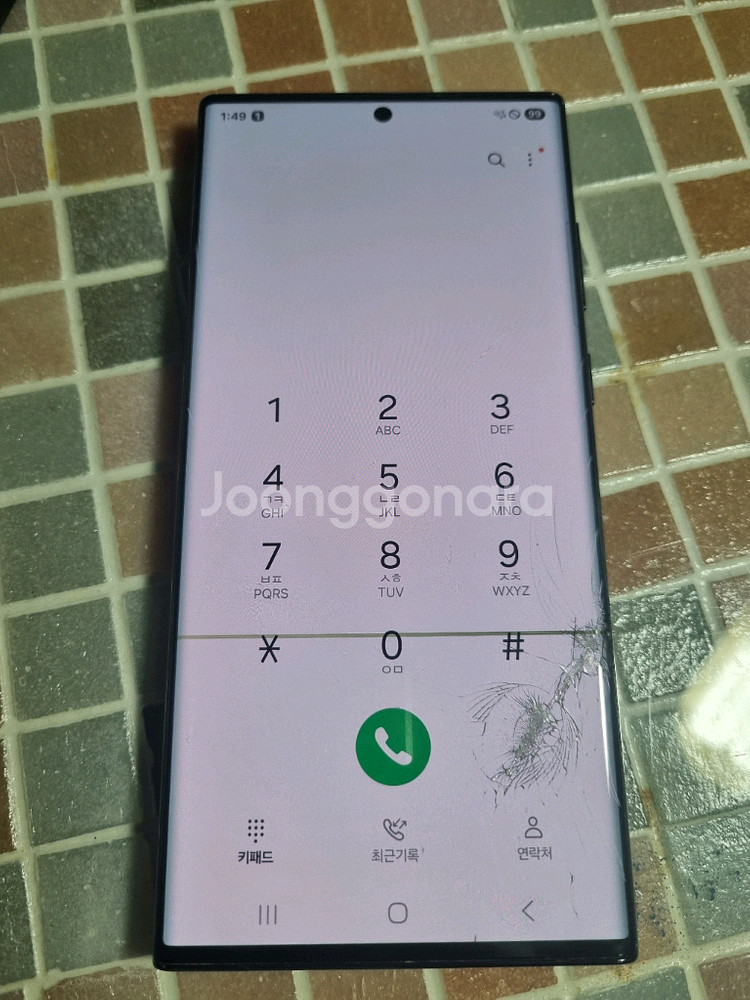 갤럭시 S22 울트라 256GB 메인보드 고장폰--2