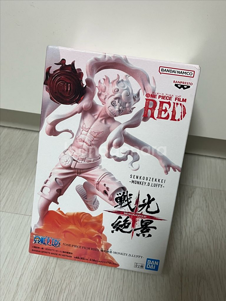 반프레스토 원피스 필름 레드 루피 피규어--0