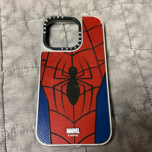케이스티파이 아이폰 15 프로 마블 스파이더맨 맥세이프 미러 케이스