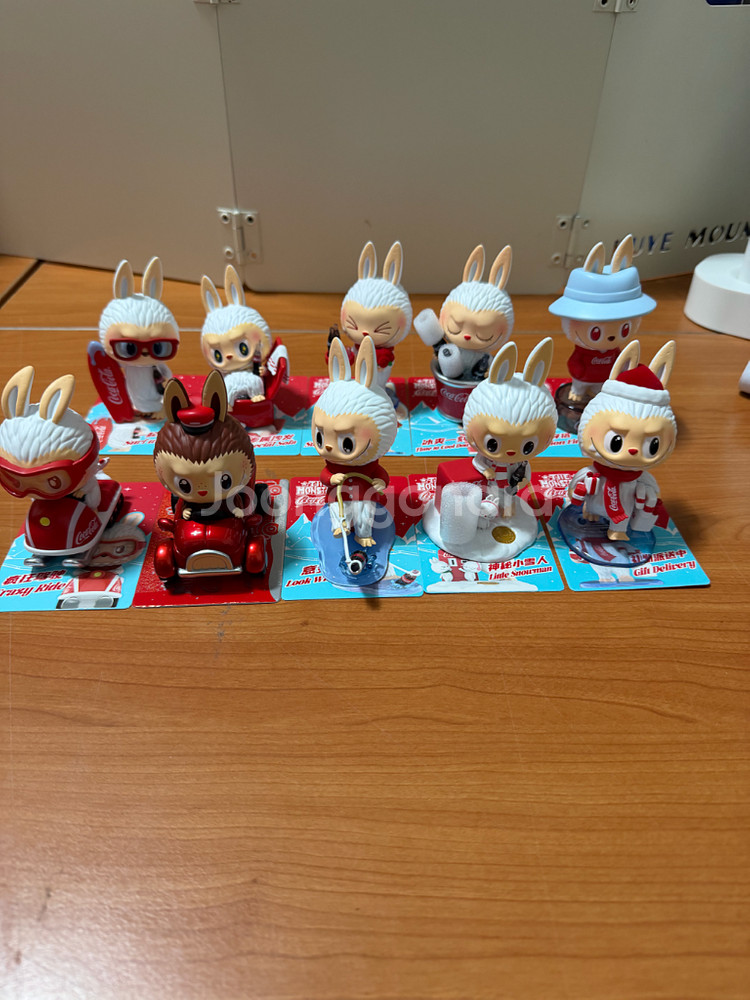 코카콜라 라부부 피규어 10종 일괄--0