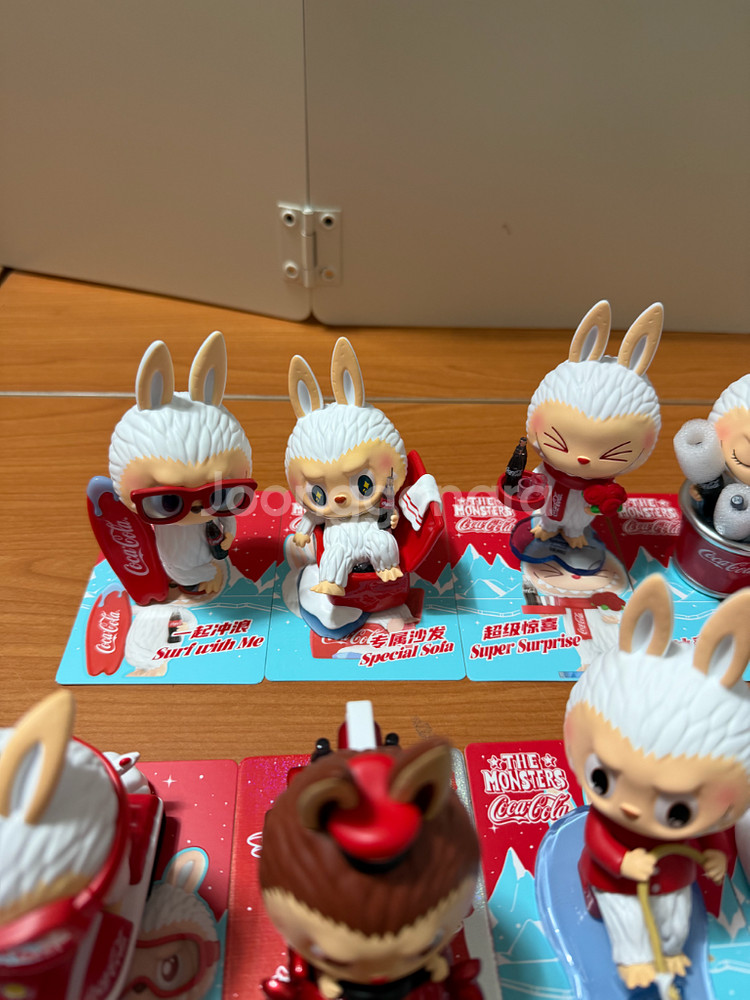 코카콜라 라부부 피규어 10종 일괄--4