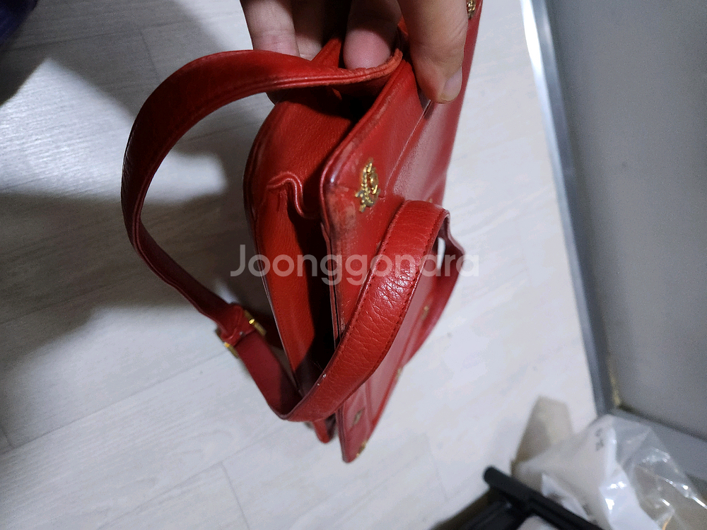 여성용 가죽 엠씨엠 가방--4