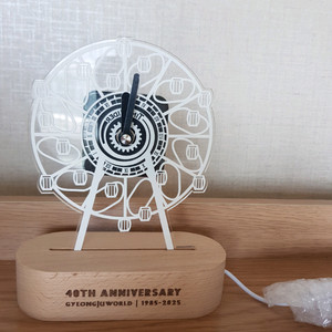 경주월드 타임라이더 무드등 시계